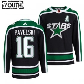 Dallas Stars Trikot Joe Pavelski 16 Adidas 2022-23 Schwarz Reverse Retro 2.0 Authentic - Kinder